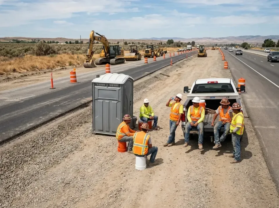 highway-road-construction-crew-007 — frequently asked questions, Porta Potty and Restroom Rentals in Lindsay, CA